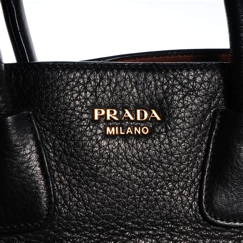 prada cervo deerskin tote|PRADA Cervo Deerskin Satchel Black .